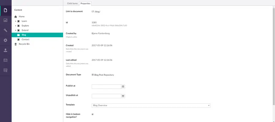 Forbedret sortering af egenskaber