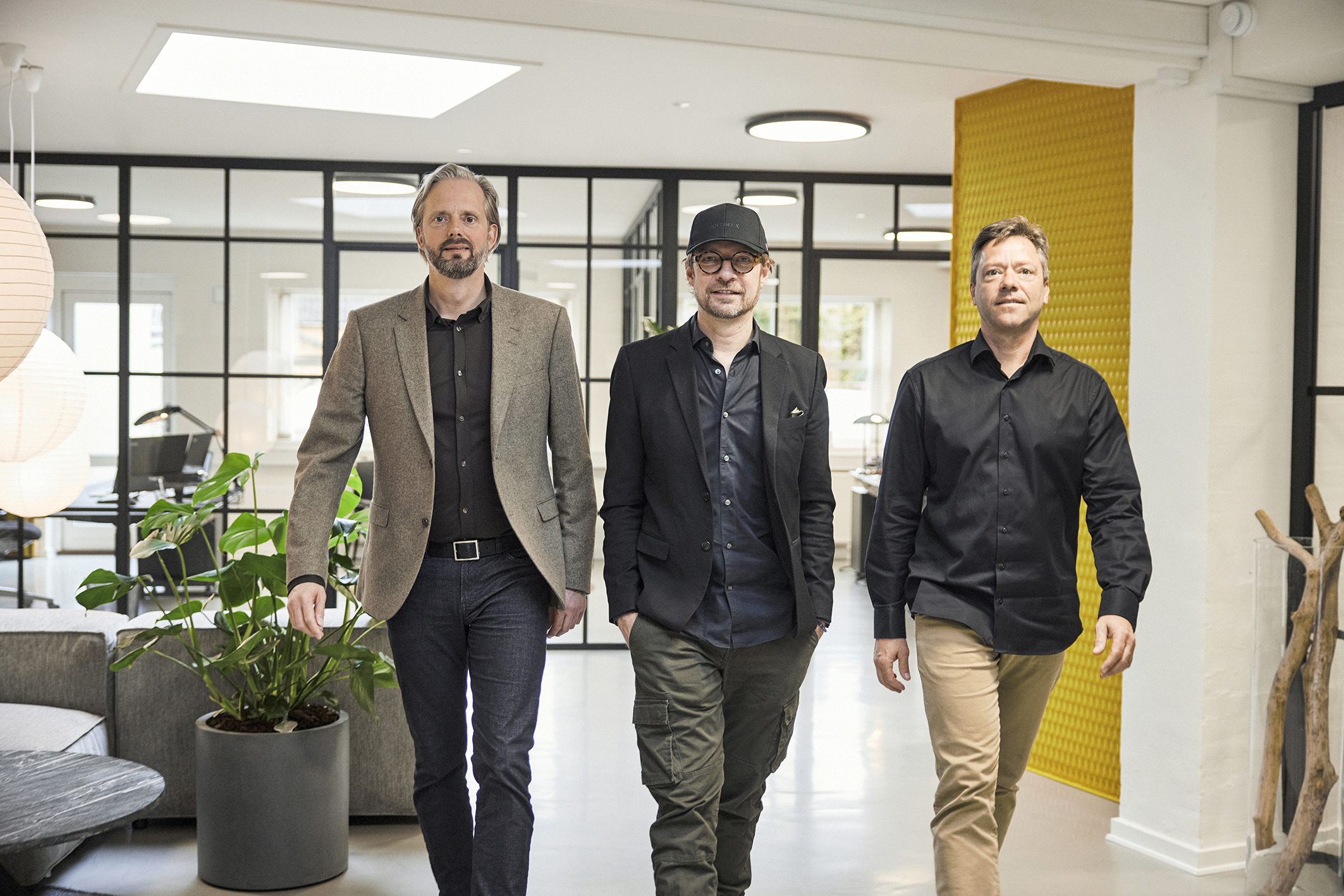 De tre medejere af Ørskovgruppen