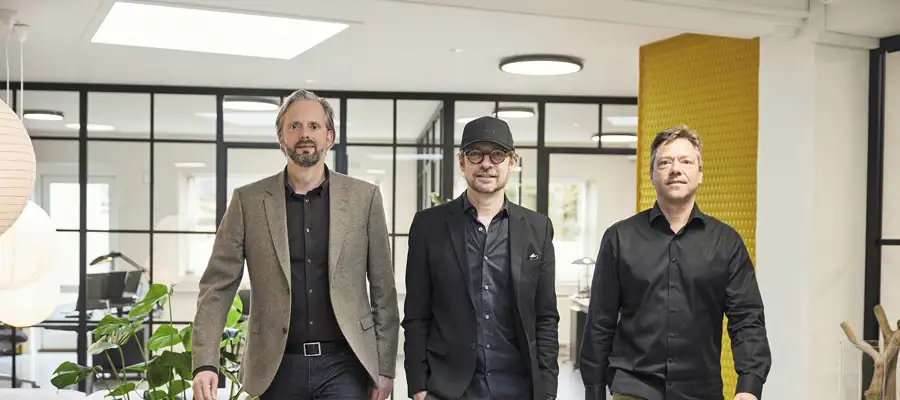 De tre medejere af Ørskovgruppen